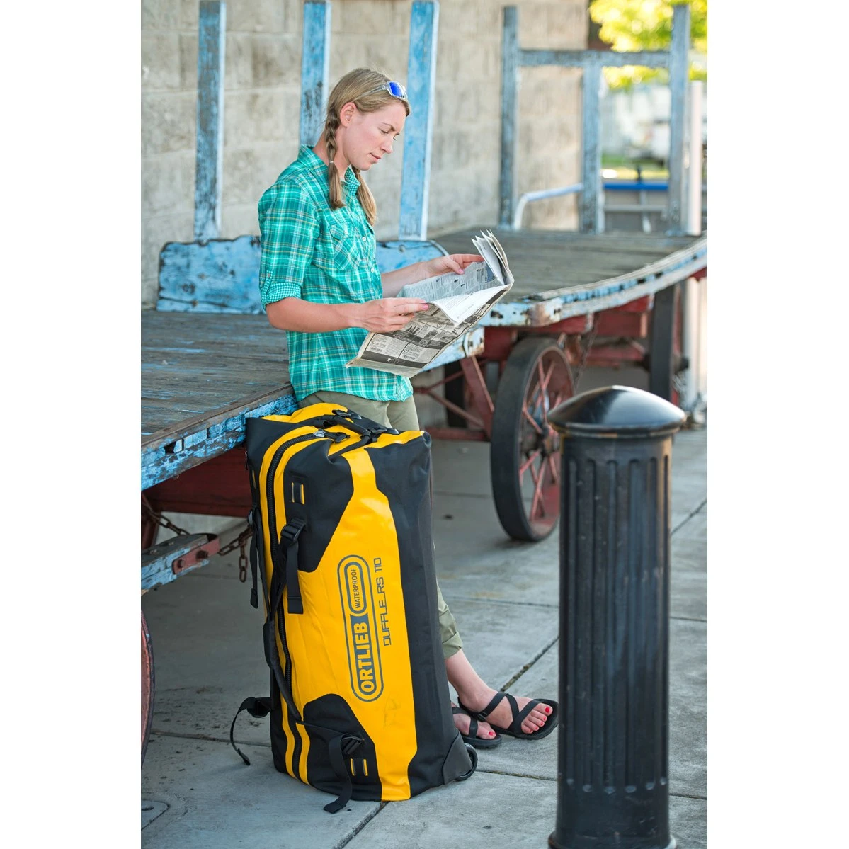 ORTLIEB Duffle RS - 110L Travel Bag With Wheels - Sun Yellow 13 ORTLIEB Duffle RS - 110L Travel Bag With Wheels - Sun Yellow - Image 11