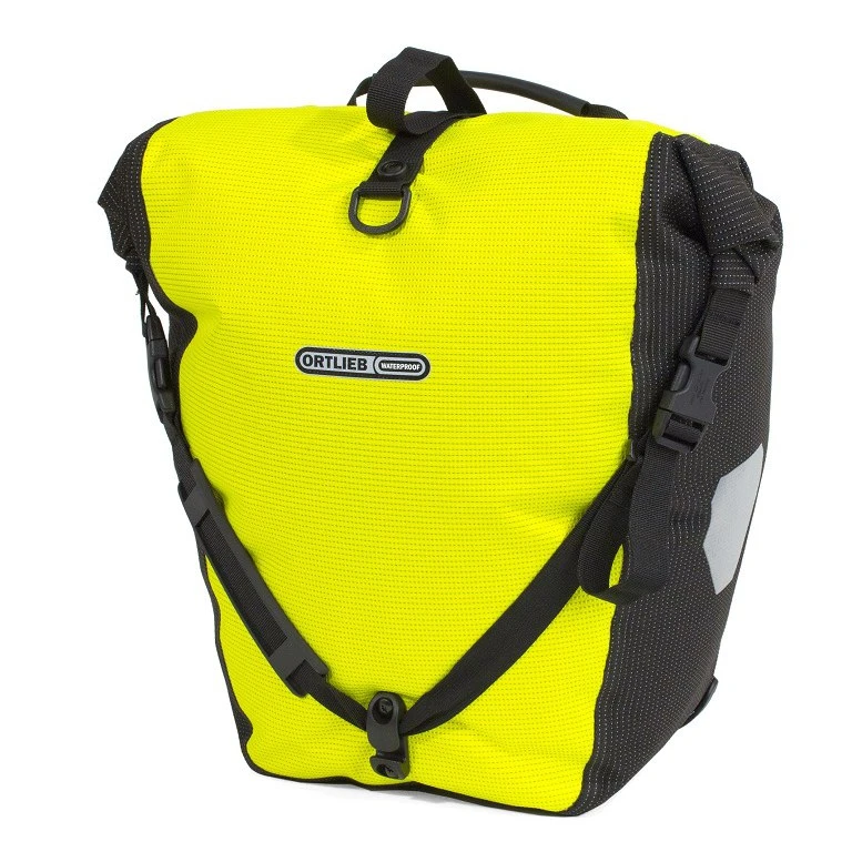 ORTLIEB Back-Roller High Visibility - QL2.1 Bike Pannier - 20L - Neon Yellow - Black Reflex 3 ORTLIEB Back-Roller High Visibility - QL2.1 Bike Pannier - 20L - Neon Yellow - Black Reflex