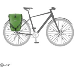 ORTLIEB Back-Roller Plus - QL2.1 Bike Pannier (Pair) - 2x20L - Kiwi-moss Green -Ortlieb ortlieb back roller plus kiwi f5207 6 1125790