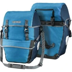 ORTLIEB Bike-Packer Plus - QL2.1 Bike Pannier (pair) - 2x21L - Dusk Blue-denim