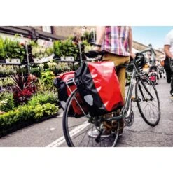 ORTLIEB Back-Roller City - QL1 Bike Pannier (Pair) - 2x20L - Red-black -Ortlieb ortlieb f5002 4 1267875 1