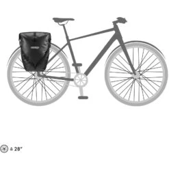 ORTLIEB Back-Roller Classic - QL2.1 Bike Pannier (Pair) - 2x20L - Sun Yellow-black -Ortlieb ortlieb f5305 1 1268024 4