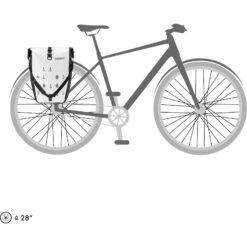 ORTLIEB Back-Roller Design - QL2.1 Bike Pannier - 20L - Trees - White-black -Ortlieb ortlieb f5518 1 1394338