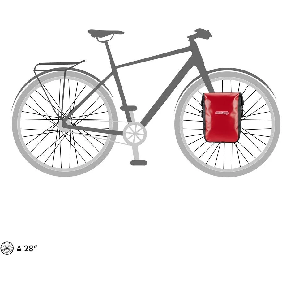 ORTLIEB Sport-Roller City - QL1 Bike Pannier (Pair) - 2x12.5L - Black 10 ORTLIEB Sport-Roller City - QL1 Bike Pannier (Pair) - 2x12.5L - Black - Image 8