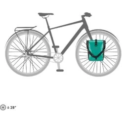 ORTLIEB Sport-Roller Free - QL2.1 Bike Pannier (pair) - 2x12.5L - Lagoon-black -Ortlieb ortlieb f6106 1 1297900