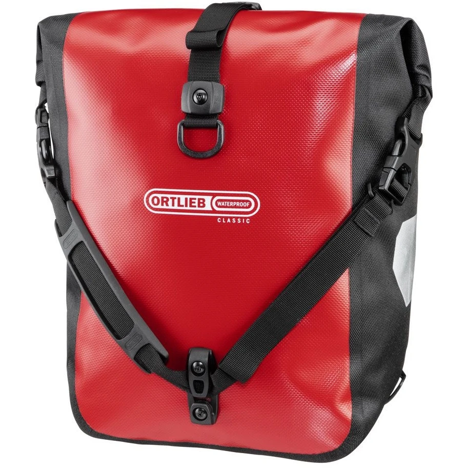 ORTLIEB Sport-Roller Classic - QL2.1 Bike Pannier (pair) - 2x12.5L - Red-black 4 ORTLIEB Sport-Roller Classic - QL2.1 Bike Pannier (pair) - 2x12.5L - Red-black - Image 2