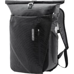 ORTLIEB Vario PS High Visibility - QL2.1 Bike Pannier / Backpack 26L - Black Reflective