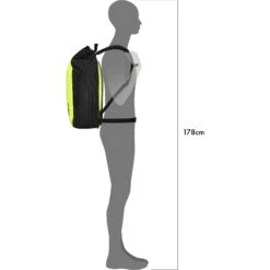 ORTLIEB Velocity High Visibility - 23L Backpack - Neon Yellow-black Reflective -Ortlieb ortlieb r4044 15 1303136