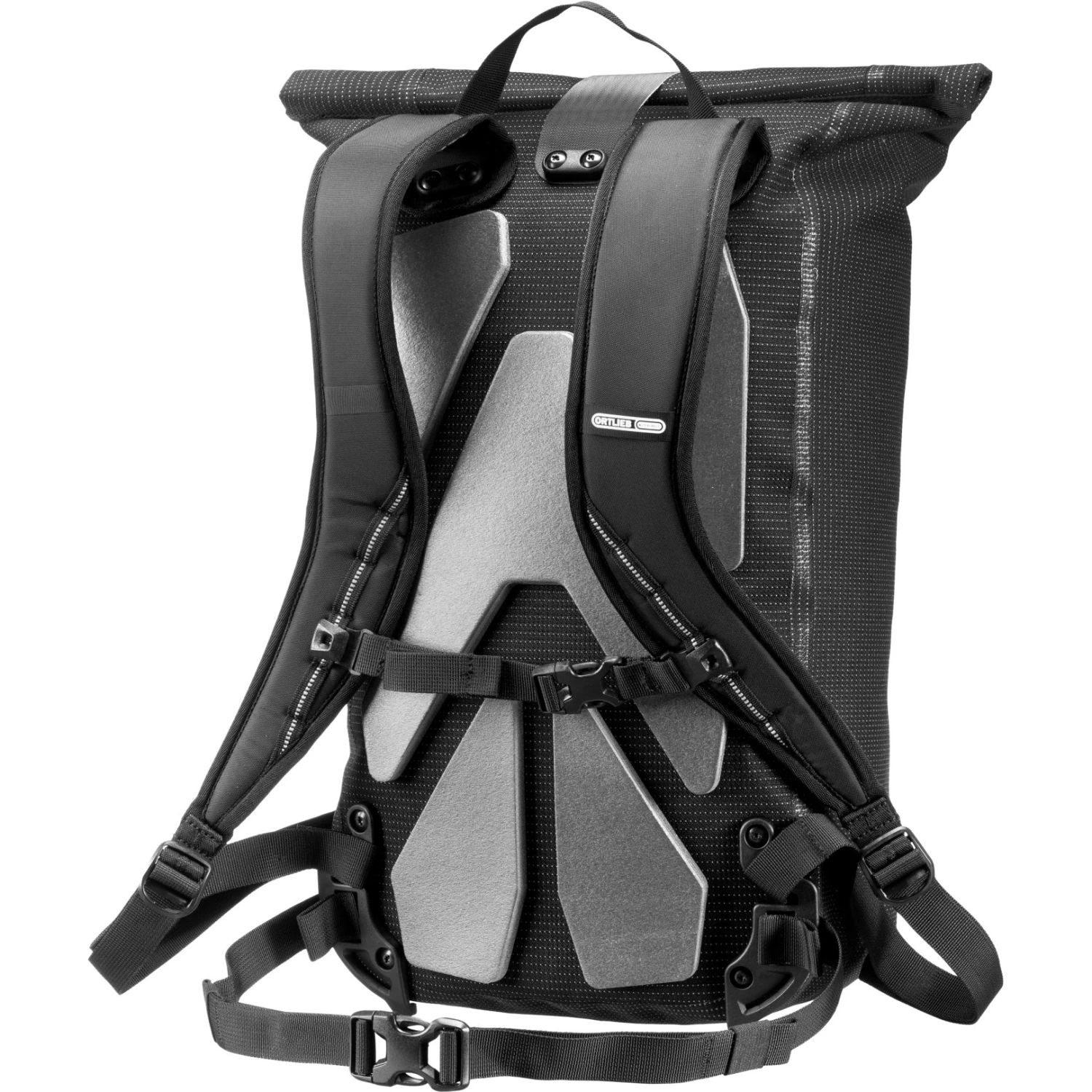 ORTLIEB Velocity High Visibility - 23L Backpack - Black Reflective 4 ORTLIEB Velocity High Visibility - 23L Backpack - Black Reflective - Image 2