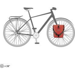 ORTLIEB Sport-Roller Plus - QL2.1 Bike Pannier (pair) - 2x12.5L - Salsa-dark Chili -Ortlieb ortlieb sport roller plus salsa f6205 1 1128016
