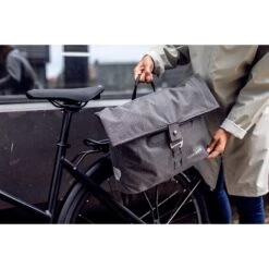 ORTLIEB Twin-City Urban - QL2.1 Shoulder & Bike Bag - 9L - Ash Rose -Ortlieb ortlieb twin city urban ash rose f8104 14 1128147