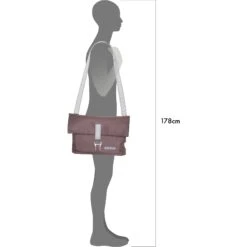 ORTLIEB Twin-City Urban - QL2.1 Shoulder & Bike Bag - 9L - Ash Rose -Ortlieb ortlieb twin city urban ash rose f8104 5 1128133