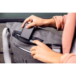 ORTLIEB Twin-City Urban - QL2.1 Shoulder & Bike Bag - 9L - Ash Rose -Ortlieb ortlieb twin city urban ash rose f8104 8 1128136