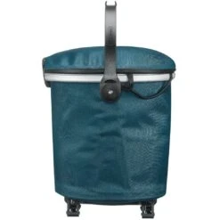 ORTLIEB Up-Town Rack City - Bike Basket - 17.5L - Petrol -Ortlieb ortlieb up town rack city top lock bike basket petrol1 1008350