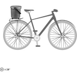 ORTLIEB Up-Town Rack Urban - Bike Basket - 17.5L - Pepper -Ortlieb ortlieb up town rack urban top lock bike basket pepper5 1008500