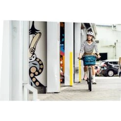 ORTLIEB Up-Town City - 17.5L Handlebar Basket - Lemon Sorbet -Ortlieb ortlieb uptown city lemon f79705 11 1128884