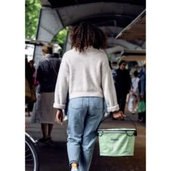 ORTLIEB Up-Town City - 17.5L Handlebar Basket - Pistachio -Ortlieb ortlieb uptown rack city toplock 957144