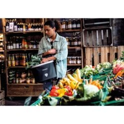 ORTLIEB Up-Town Rack Urban - Bike Basket - 17.5L - Pepper -Ortlieb ortlieb uptown rack urban toplock 957204 1