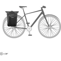 ORTLIEB Vario PS - QL3.1 Bike Pannier / Backpack - 26L - Black -Ortlieb ortlieb vario ps ql31 black f7746 2 1129602