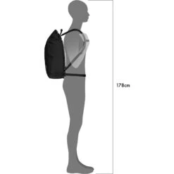 ORTLIEB Velocity - 23L Backpack - Black 16 ORTLIEB Velocity - 23L Backpack - Black -Ortlieb ortlieb velocity 23 13 1303030